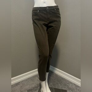 LiverpoolL.A. Women”s  Olive Night  Mid- Rise Skinny Stretch Denim Pants Size 6P